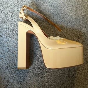 ASOS Nude Platform Heels